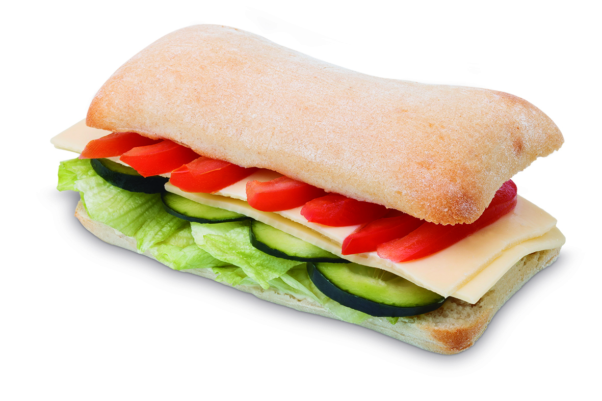 Ciabatta vegetariano